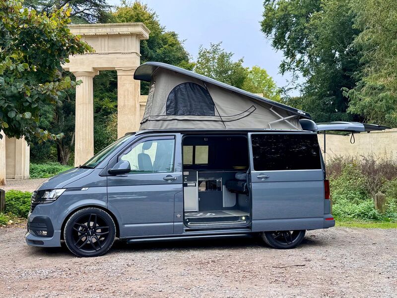 Campervan on the road